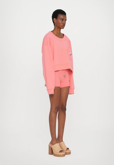 Dsquared2 OFF SHOULDER - Sweatshirt - coral