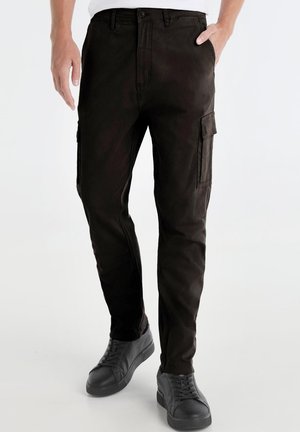 LOIS Jeans GERADE PASSFORM MEDIUM SHOT GRÖSSE IN ZOLL - Cargohose - schwarz