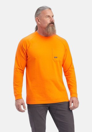 REBAR STRONG - Maglietta a manica lunga - safety orange