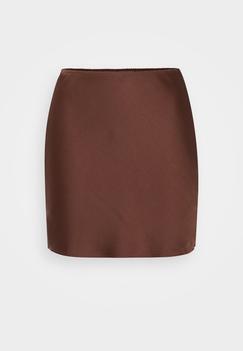 Samsøe Samsøe Minirok donkerbruin