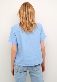 Cream CRBELLIS SHORT SLEEVE - Blúz - placid blue melange