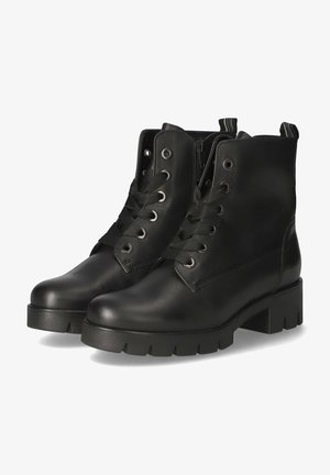 Platform ankle boots - schwarz