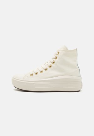 CHUCK TAYLOR ALL STAR MOVE TONAL UNISEX - Høye joggesko - egret/metallic light gold