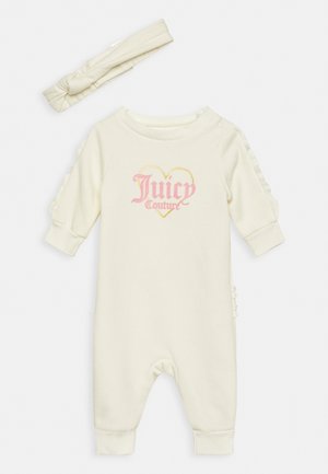 FRILL DETAIL ROMPER HEADBAND SET - Jumpsuit - snow white
