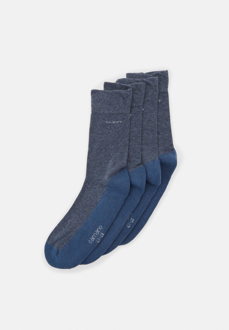 camano ONLINE WALK SOCKS UNISEX 4 PACK - Calze - jeans melange