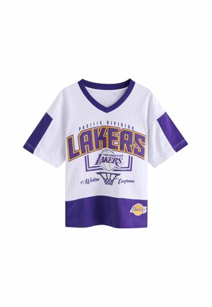 Next NBA LICENSED REGULAR FIT - T-Shirt print - white purple la lakers
