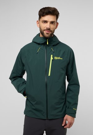 Jack Wolfskin EAGLE PEAK - Outdoor jacket - black olive