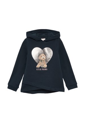 MIT METALLIC - Sweat à capuche - navy