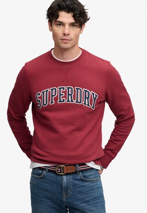 Superdry & Co, SUPERDRY HERITAGE STRIPE WEBBING BELT.. - Cintura - navy red stripe