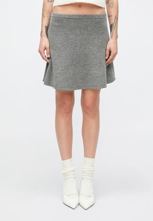 CARMEN FLARE SKIRT - A-lijn rok - grey melange