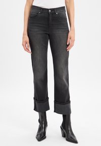 LARA - Straight leg -farkut - anthrazit