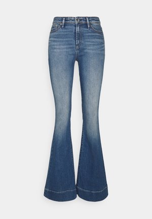 Vaqueros a campana - blue denim