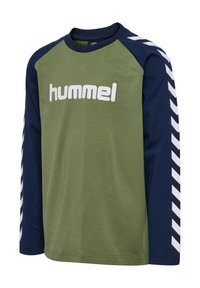 Hummel Langærmet T-shirt - olivine