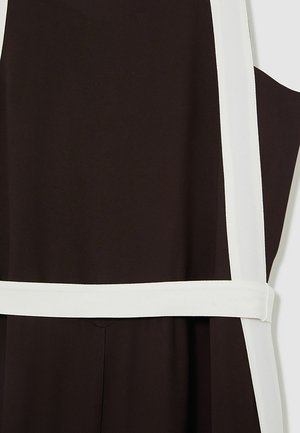 Reiss REGULAR FIT - SALMA - BLOCK WIDE-LEG - Salopetă - chocolate cream