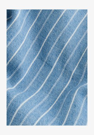 Next TALL FIT- LIGHTWEIGHT - Denim shorts - blue stripe