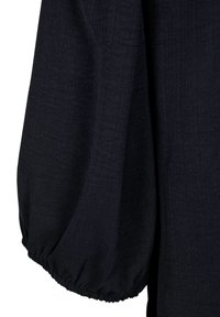 Zizzi MIT KURZEM ARM UND SCHLEIFE HINTEN - Blūze - black