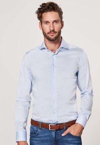 PROFUOMO - SLIM FIT - Zakelijk overhemd - blue Miniatuurafbeelding 1