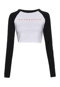 BOLD LONGSLEEVES - T-shirt à manches longues - white black