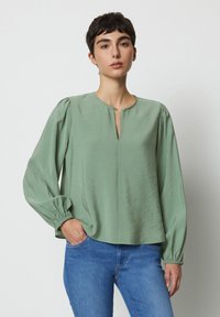 Marc O'Polo DENIM - Pusero - green bamboo Pienoiskuva 1