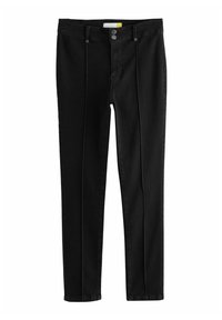 SLIM PINTUCK SEAM FRONT - Slim fit -farkut - black