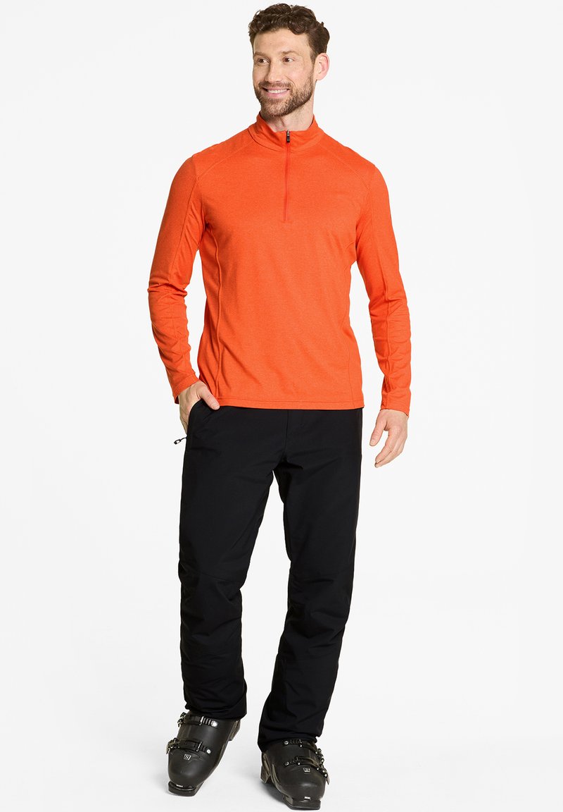 Ziener JELANO - Long sleeved top - orange pumpkin