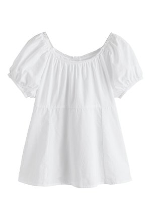 Next, REGULAR FIT - SHORT SLEEVE BLOUSE . - Blusa - white