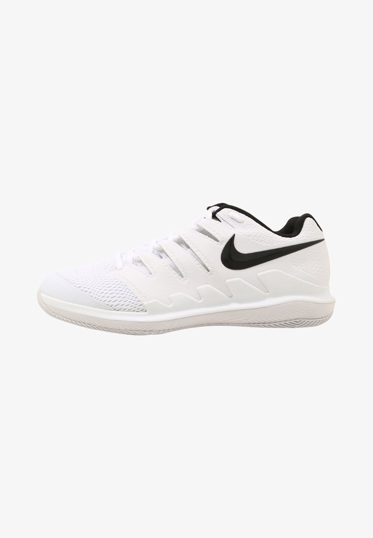 Nike Performance Air Zoom Vapor X Multicourt Tennis Shoes White Black Vast Grey Summit White White Zalando Co Uk