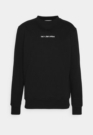 GRAPHIC FONT REGULAR CREWNECK UNISEX - Gornji dio trenirke - black