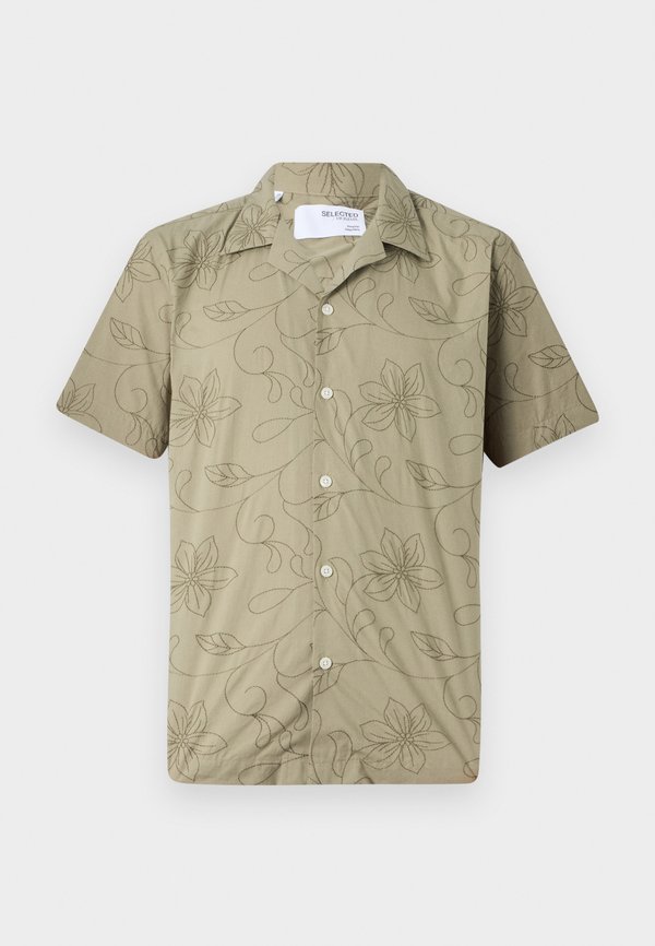 SLHREGHYDE - Shirt - vetiver4