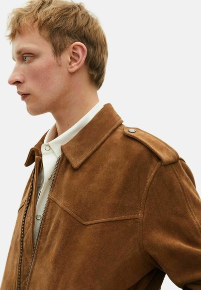 The Kooples Lederjacke - camel