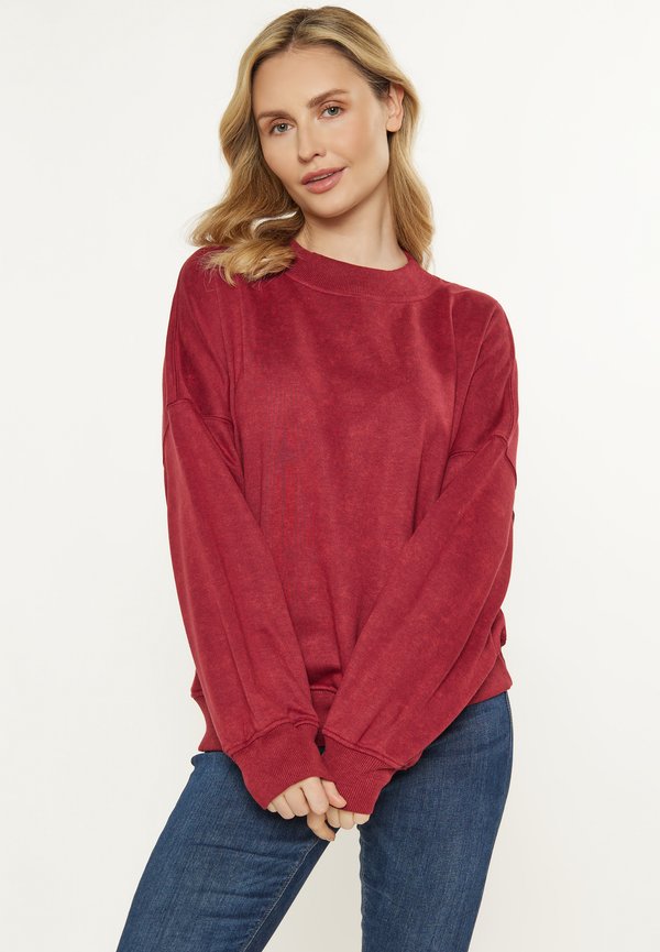 Sweatshirt - burgundy