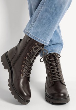 Tamaris, Bottines à lacets - mocca/glam