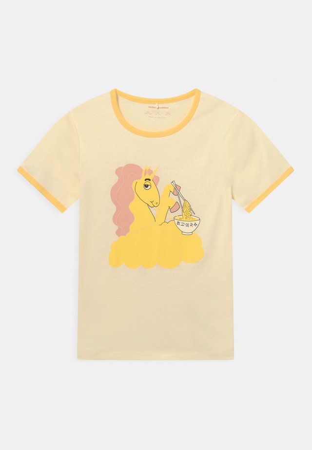 UNICORN NOODLES UNISEX - T-shirt print - yellow