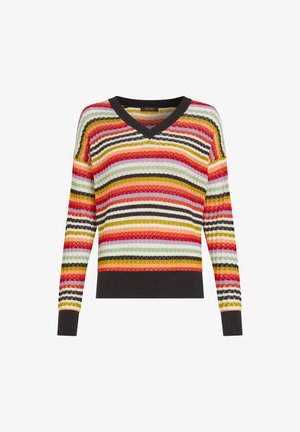 King Louie, MAUVE V TOP BASILE - Pullover - multi color