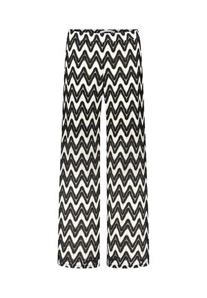 Betty & Co, BETTY & CO MIT STRUKTUR SCHLUPFHOSE - Pantalon classique - schwarz weiß