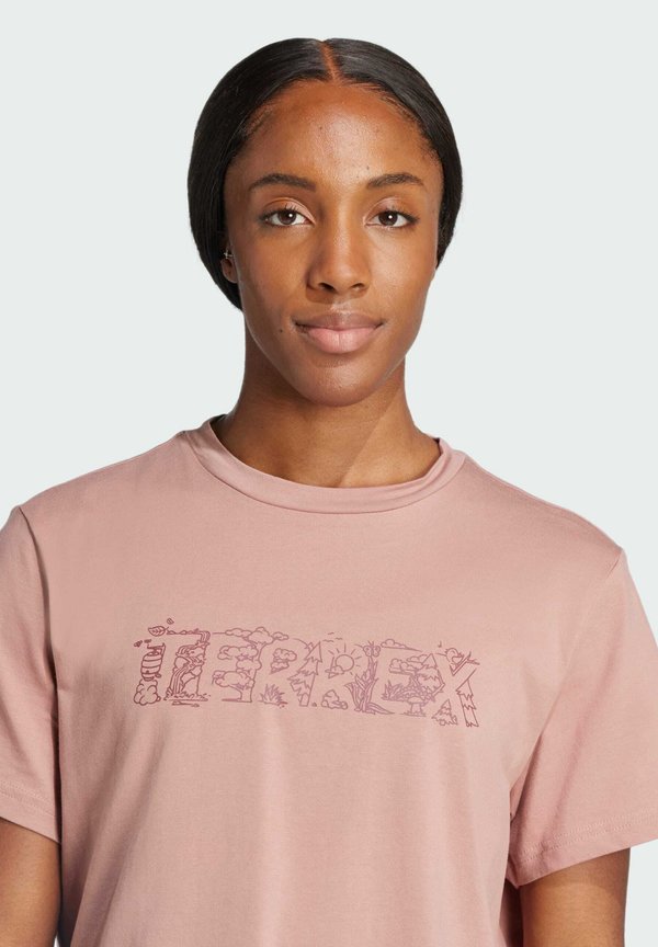 GRAPHIC - Print T-shirt - warm clay4