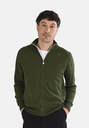 Sweat zippé - green africa
