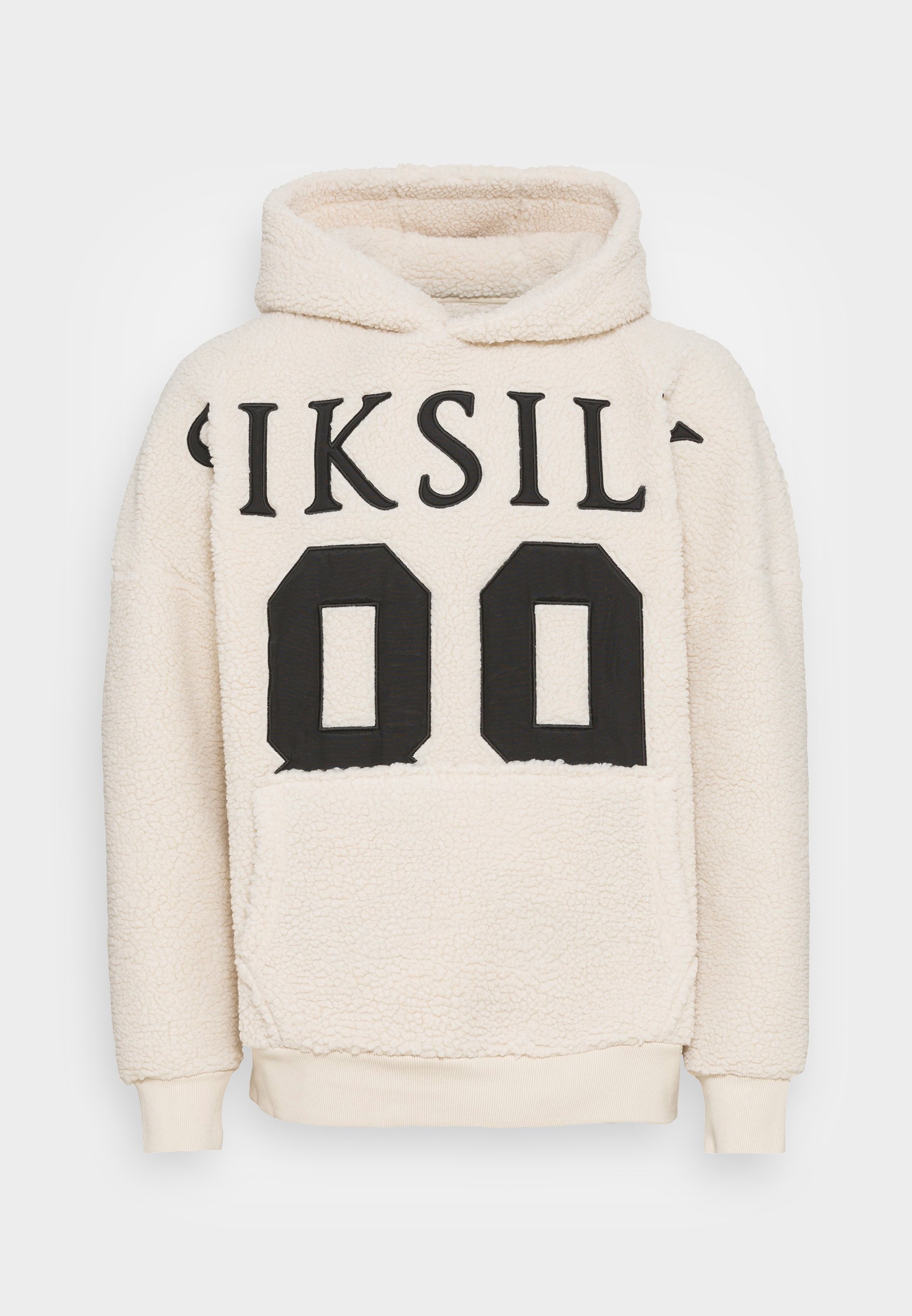 SIKSILK BORG HOODIE - Jersey con capucha - ecru/crema - Zalando.es