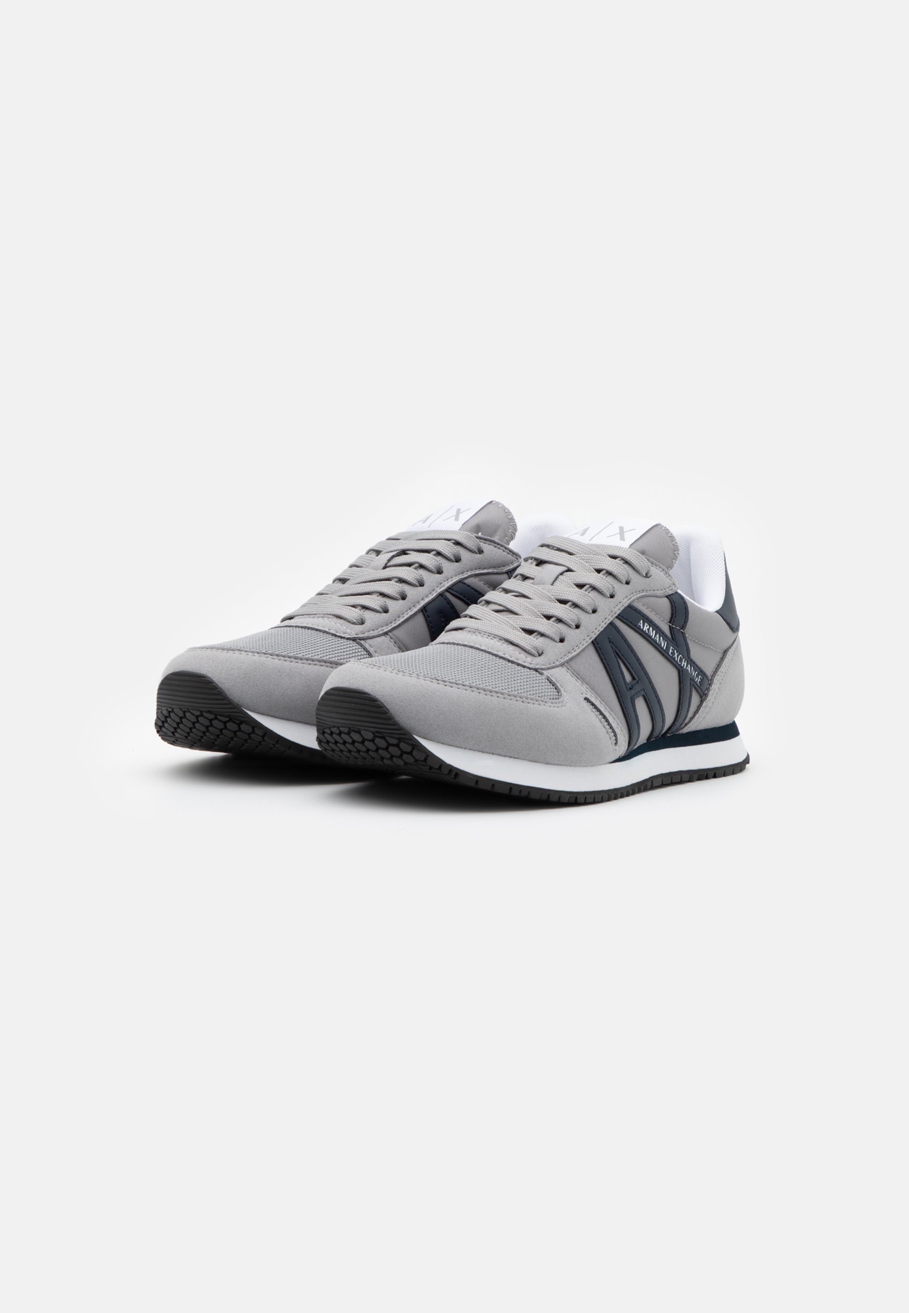 Armani Exchange Sneakers basse - grey/dark blue/grigio - Zalando.it