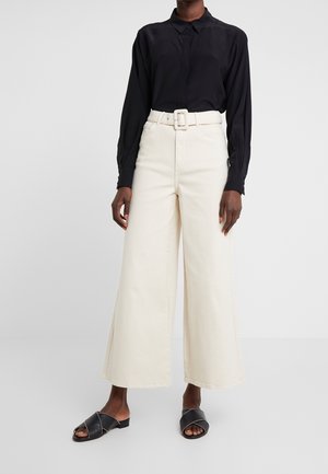 Flared jeans - off-white