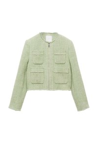 Mango ENA - Vesta na kopčanje - light green