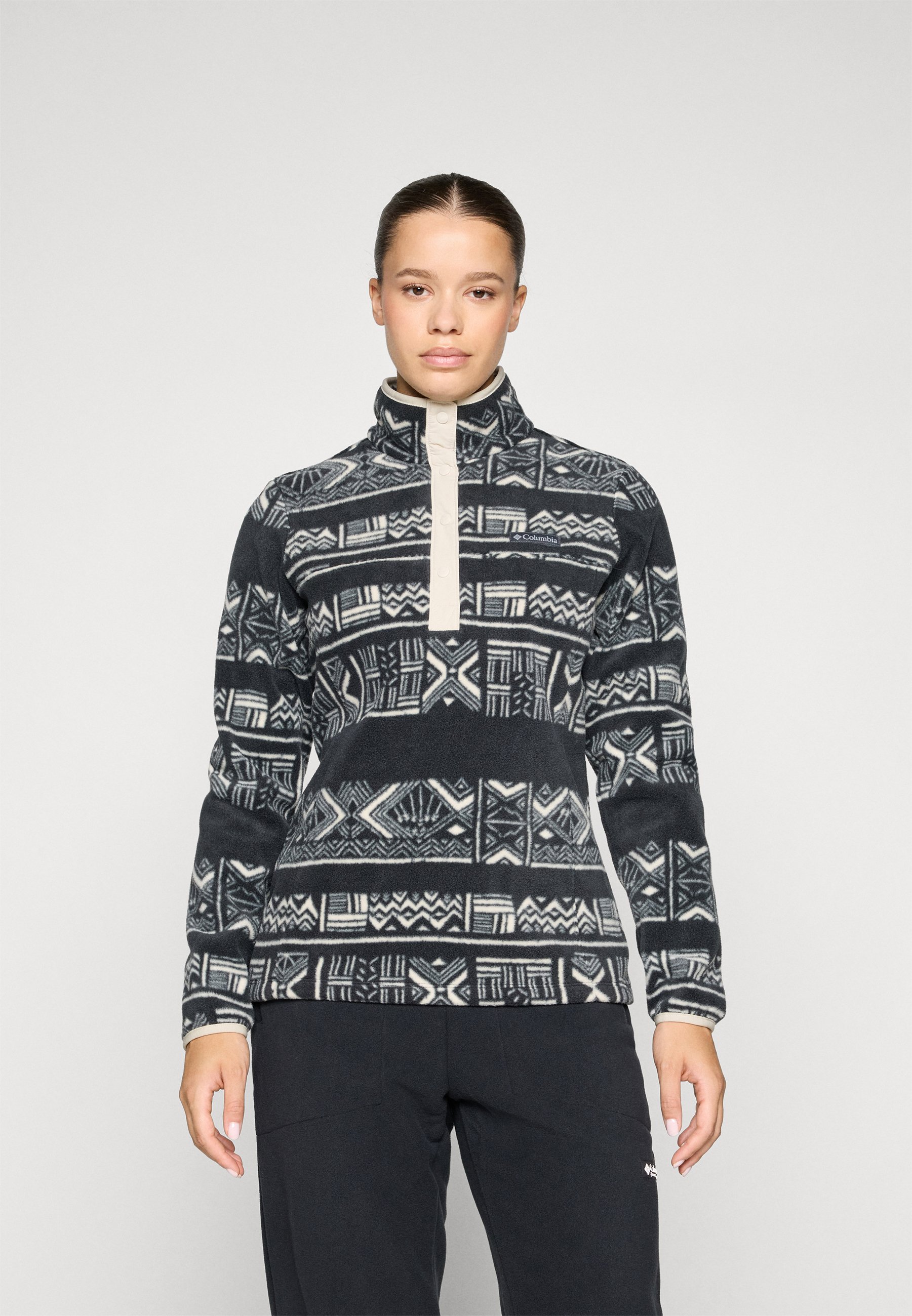 Sweat Polaire Columbia Noir 1/4 Zip Taille S – Unisexe – Occasion Très Bon état