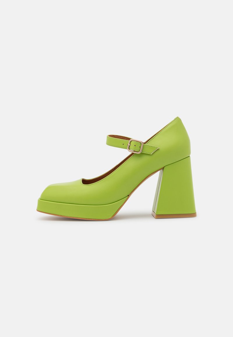 ALARCÓN Zapatos de plataforma - lime/verde claro - Zalando.es