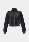 COUTURE FULL ZIP - Športna jopa s kapuco na zadrgo - jet black