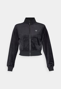 Guess COUTURE FULL ZIP  - Jaka ar rāvējslēdzēju - jet black