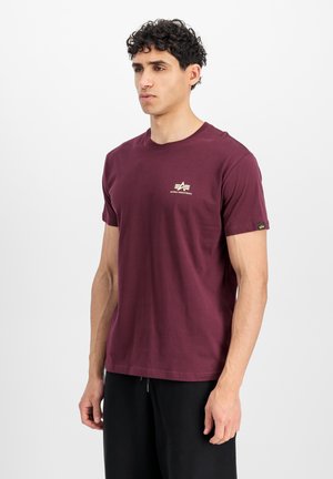 SMALL LOGO - T-shirt basique - dark cherry