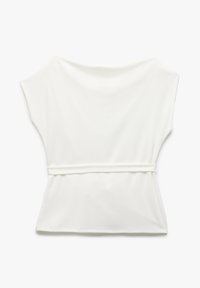 BELTED - Blouse - beige