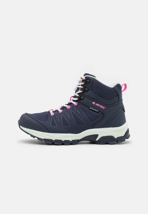 HI-TEC RAVEN MID WP - Hikingschuh - navy/light mint/light fuschia