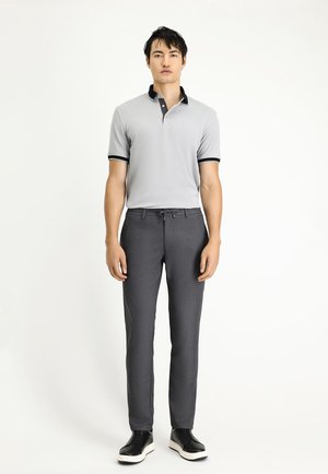 ELASTIC WAIST DRAWSTRING - Pantalones chinos - medium smoke