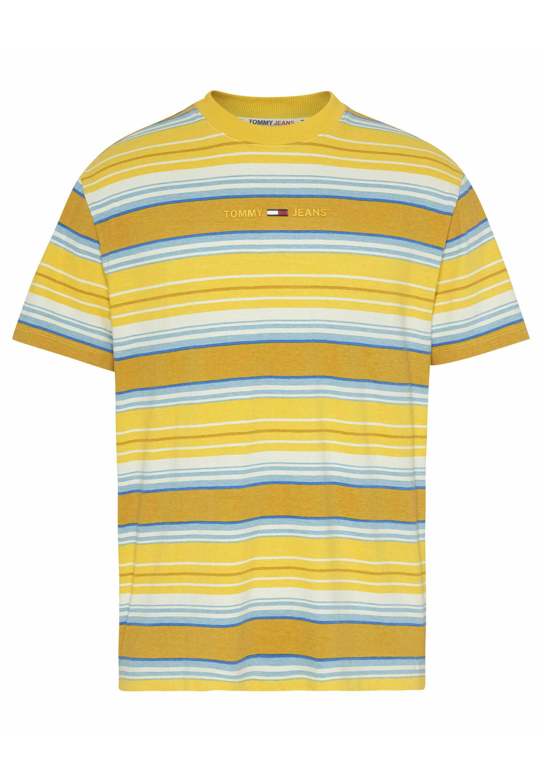 Tommy Jeans MULTISTRIPE LAYOUT - T-shirt print - gelb/Geel - Zalando.nl